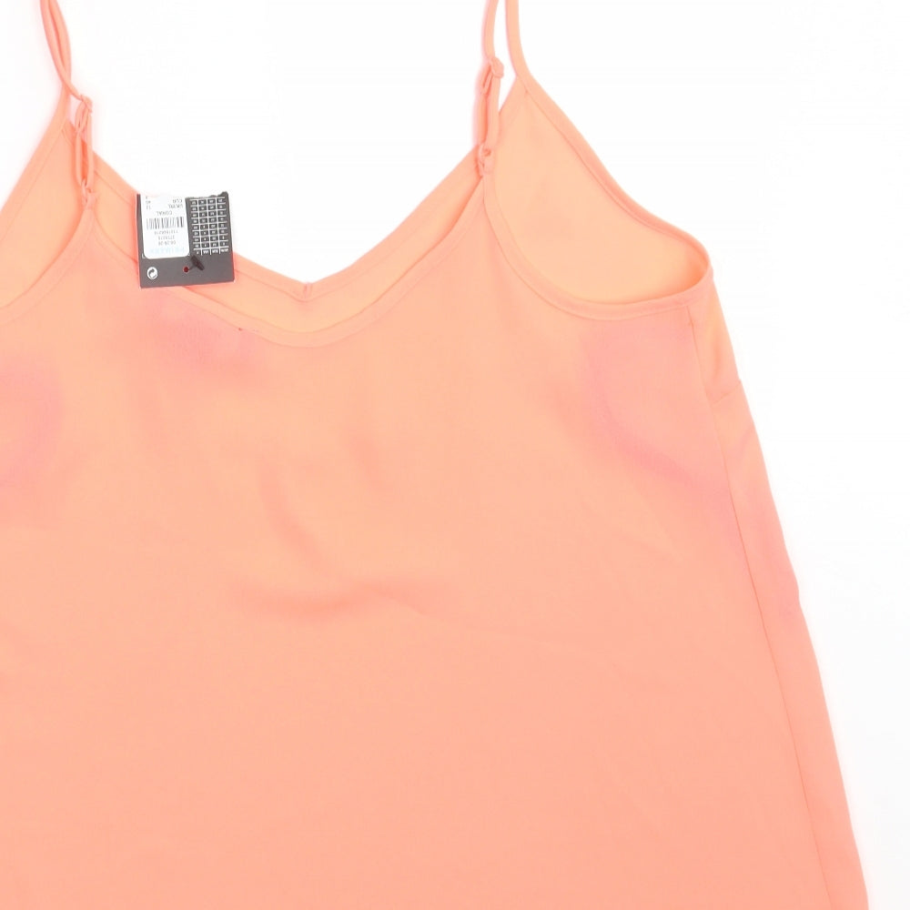 Primark Womens Pink   Basic Tank Size 12