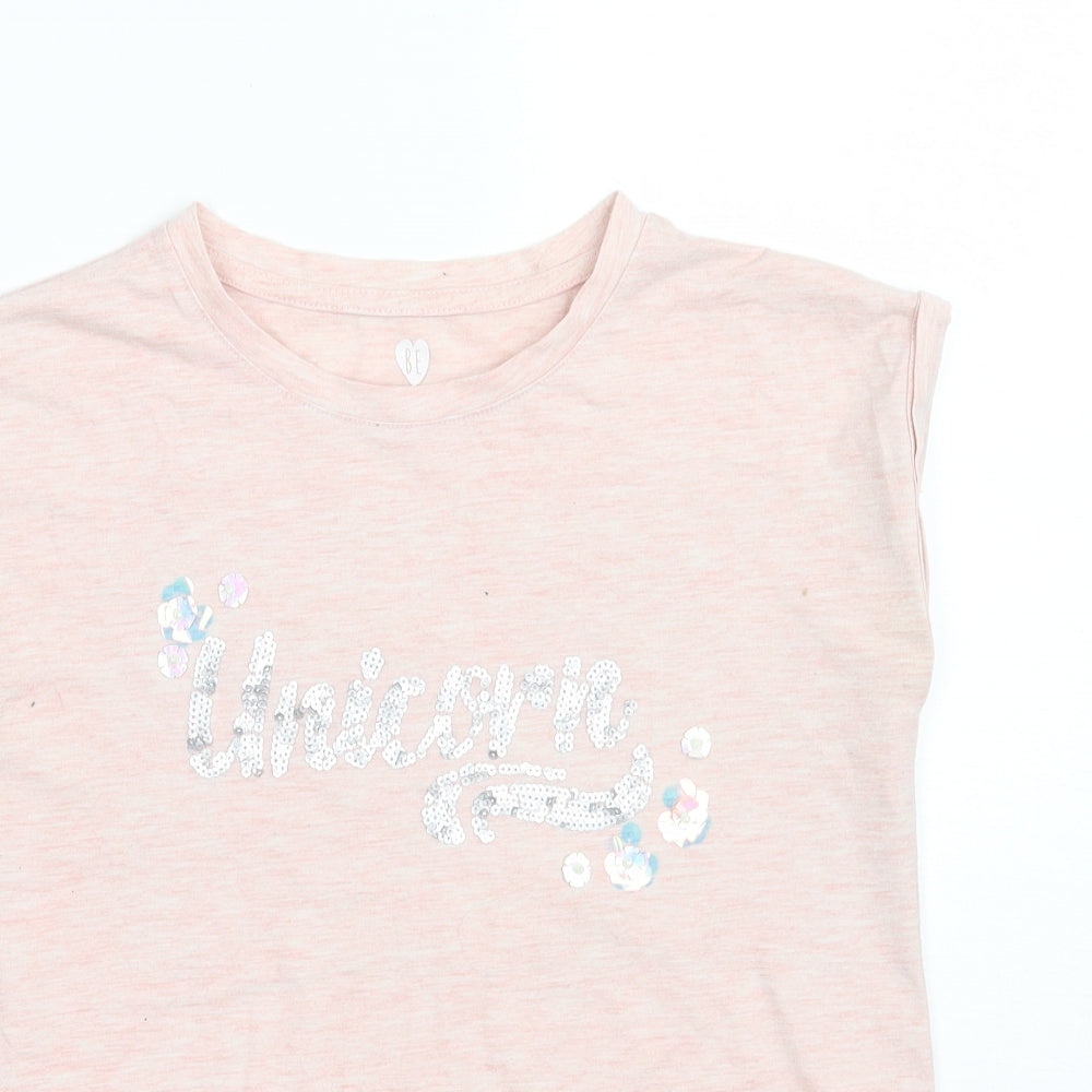 F&F Girls Pink   Basic T-Shirt Size 12 Years