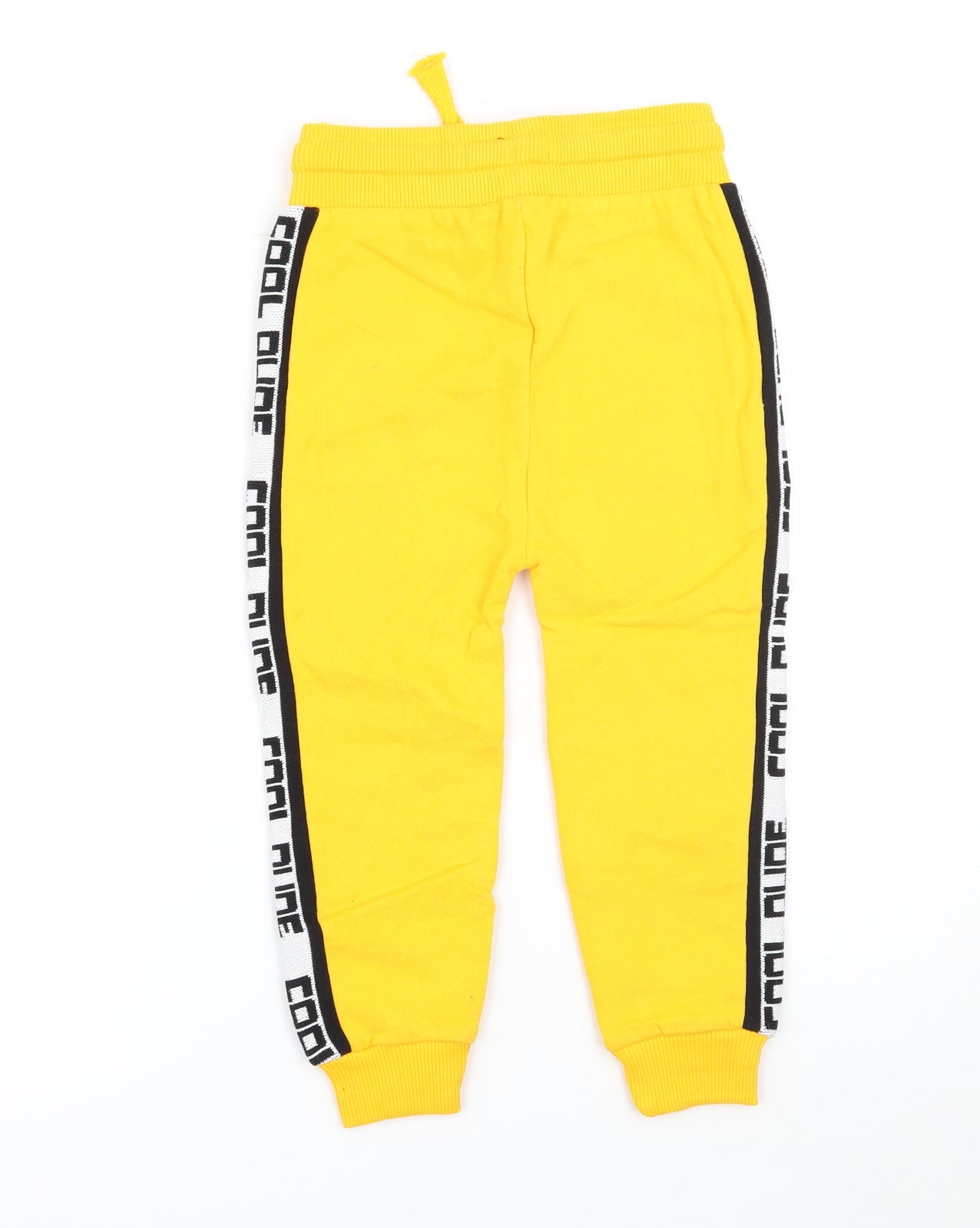 NEXT Boys Yellow   Sweatpants Trousers Size 4-5 Years