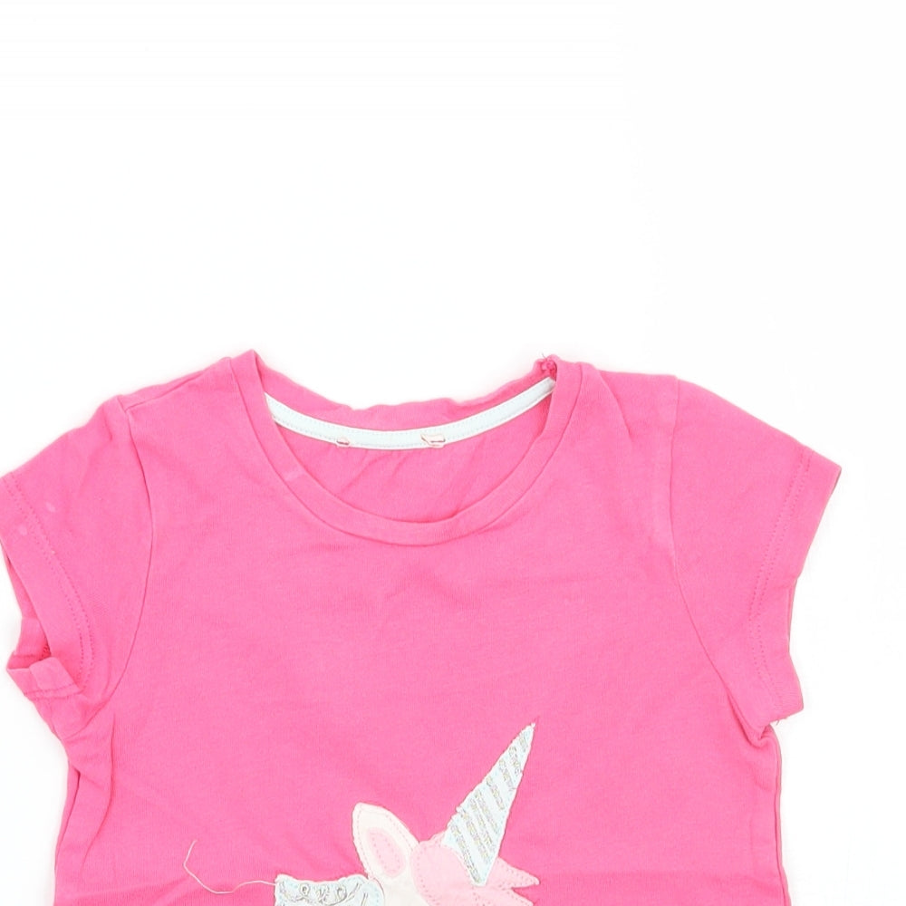Bluezoo Girls Pink   Basic T-Shirt Size 2 Years