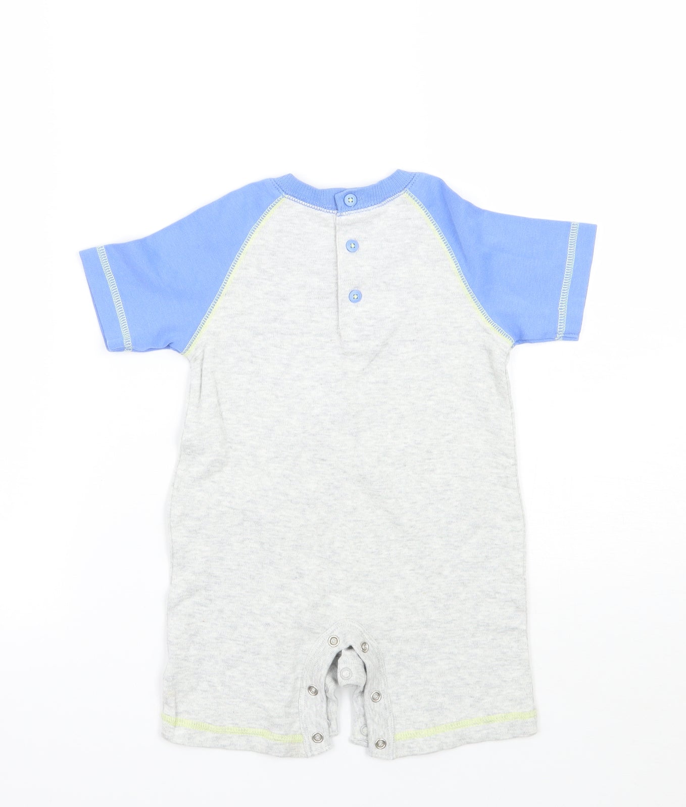 George Baby Grey   Babygrow One-Piece Size 6-9 Months  - Tiger