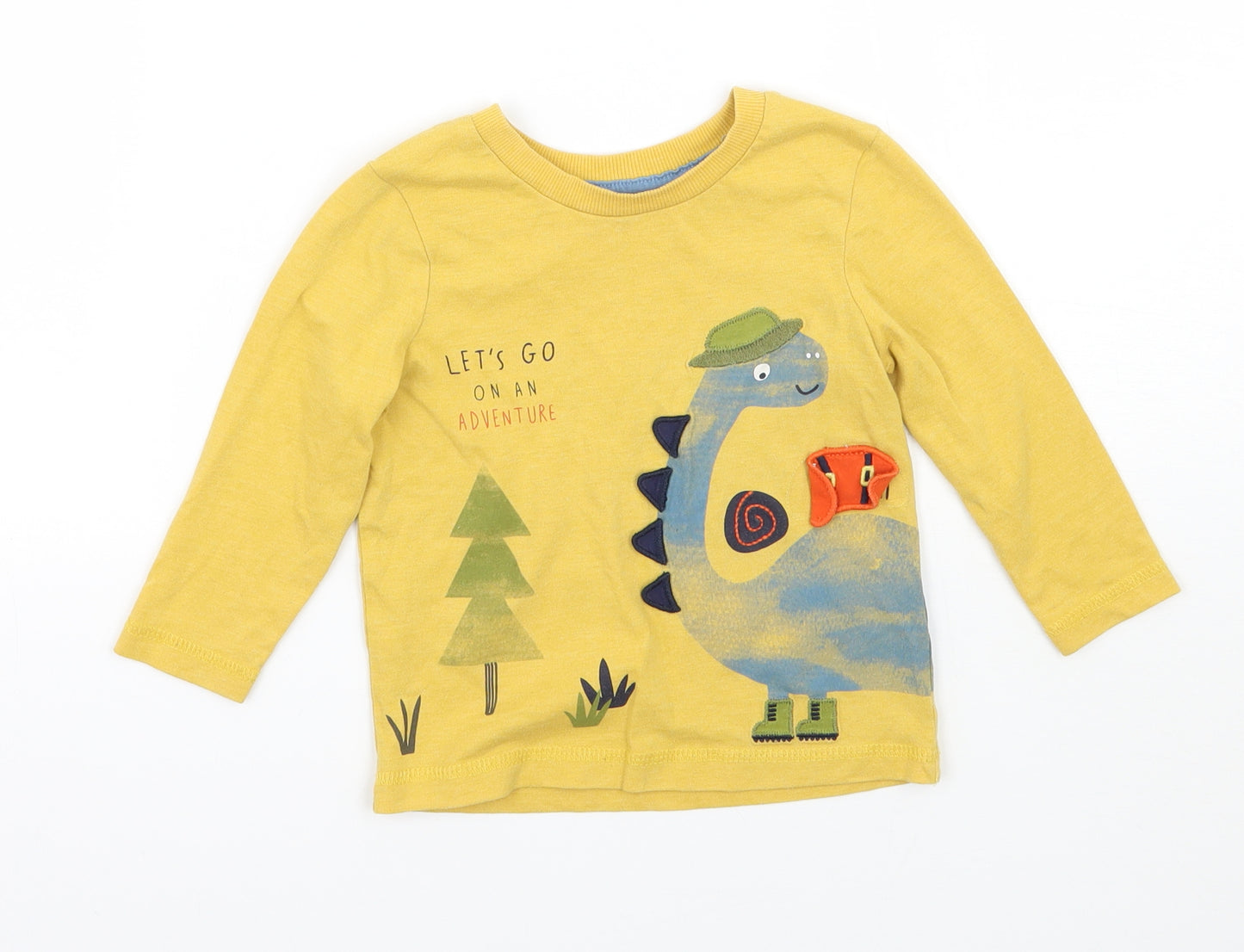 Nutmeg Baby Yellow   Basic T-Shirt Size 12-18 Months