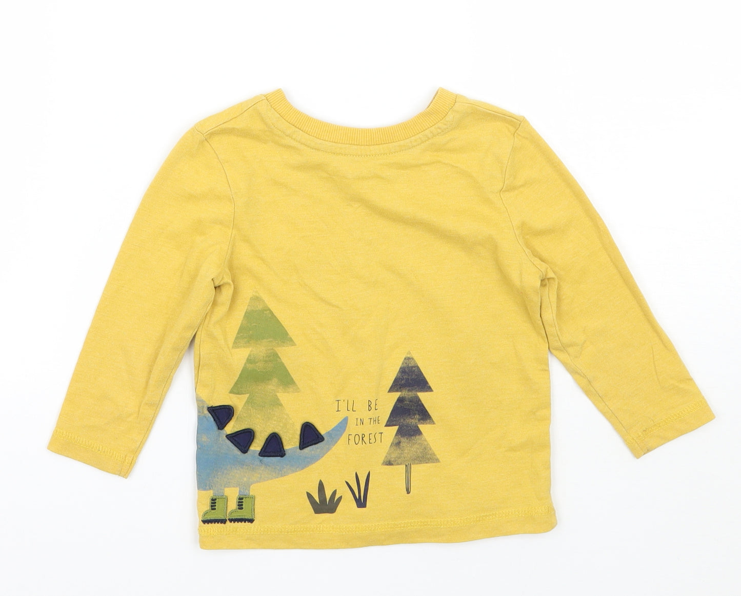 Nutmeg Baby Yellow   Basic T-Shirt Size 12-18 Months