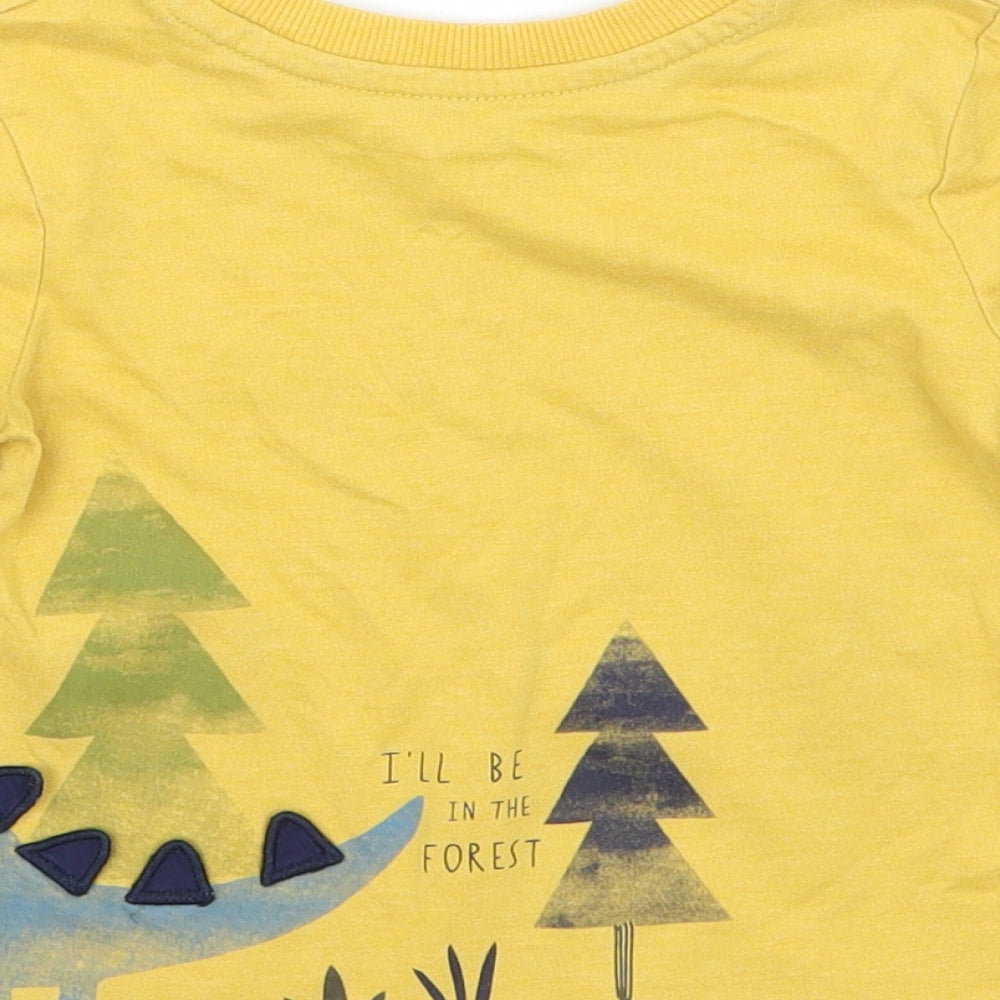 Nutmeg Baby Yellow   Basic T-Shirt Size 12-18 Months