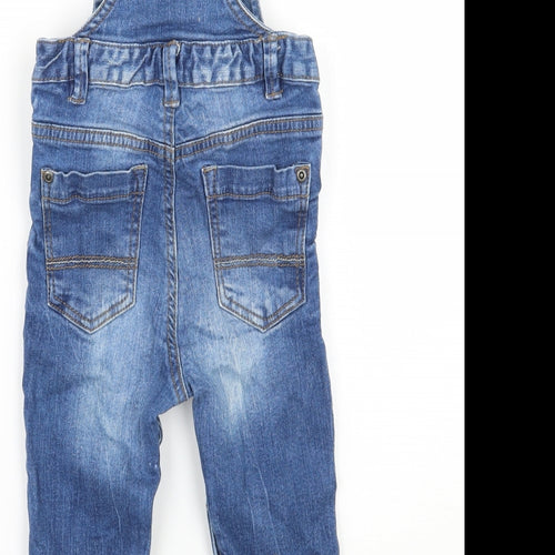 TU Boys Blue   Dungarees Trousers Size 2 Years