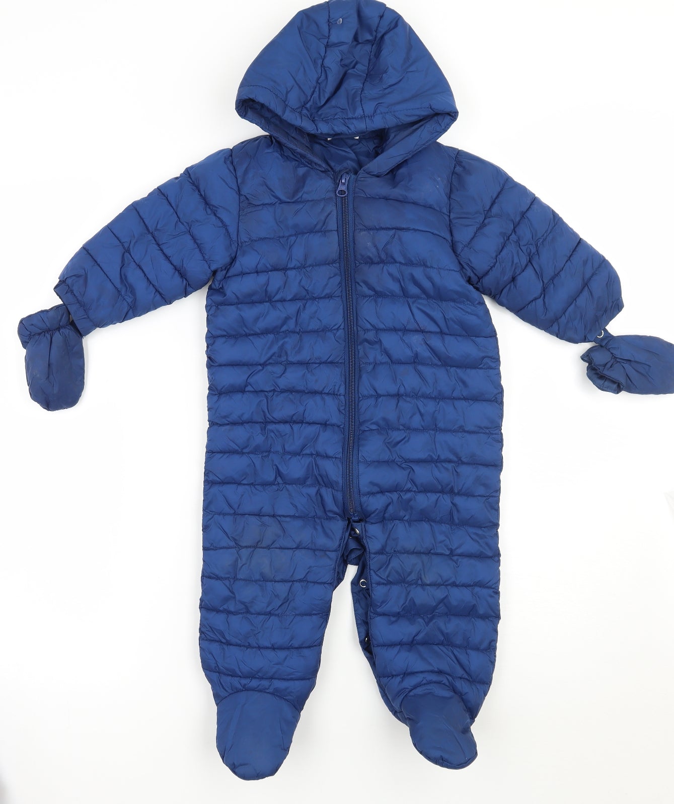 NEXT Baby Blue   Babygrow One-Piece Size 9-12 Months