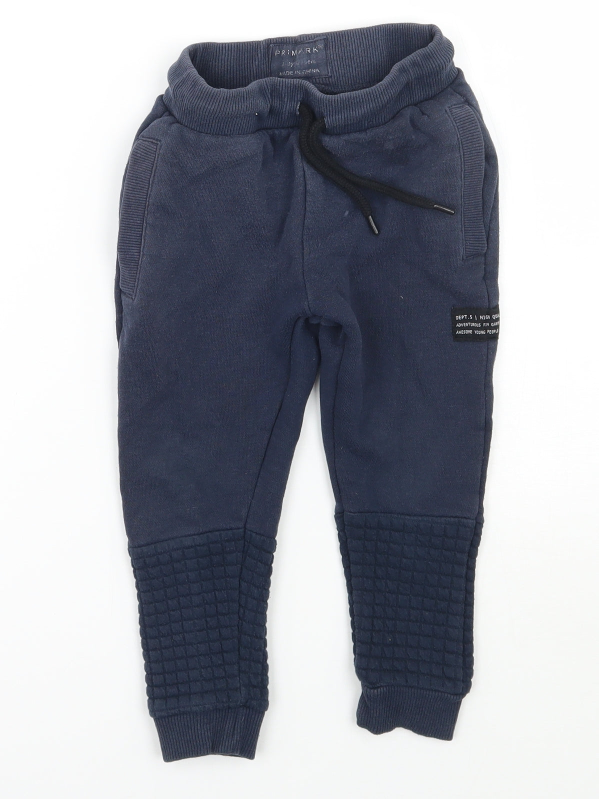 Primark Boys Blue   Sweatpants Trousers Size 2-3 Years