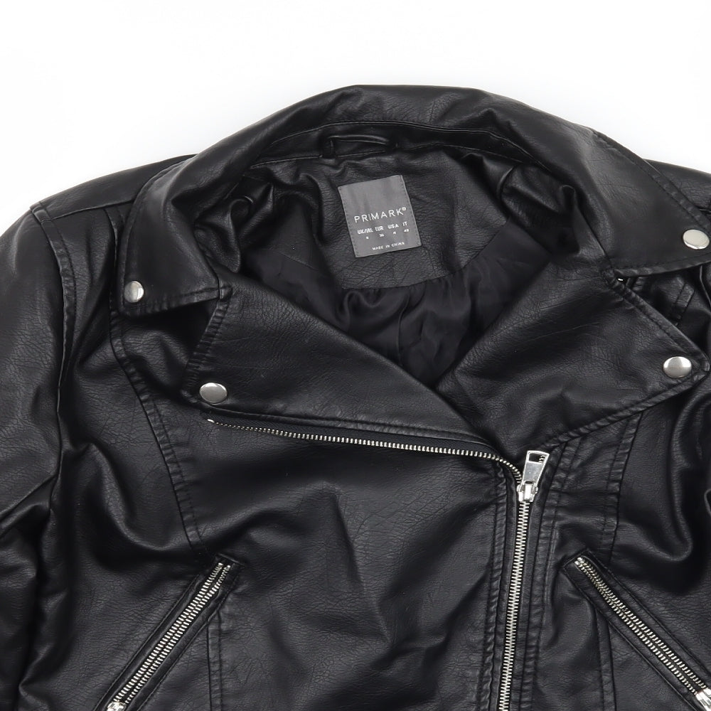 Primark Womens Black   Jacket Coat Size 8
