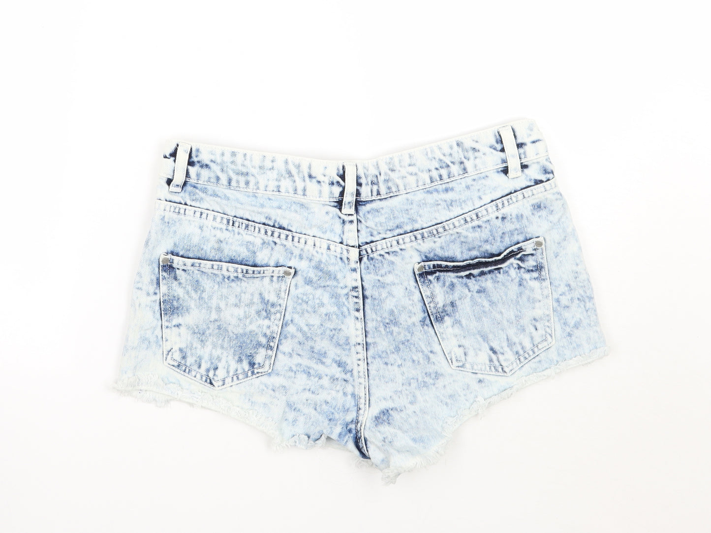 Quiz Womens Blue   Hot Pants Shorts Size 10