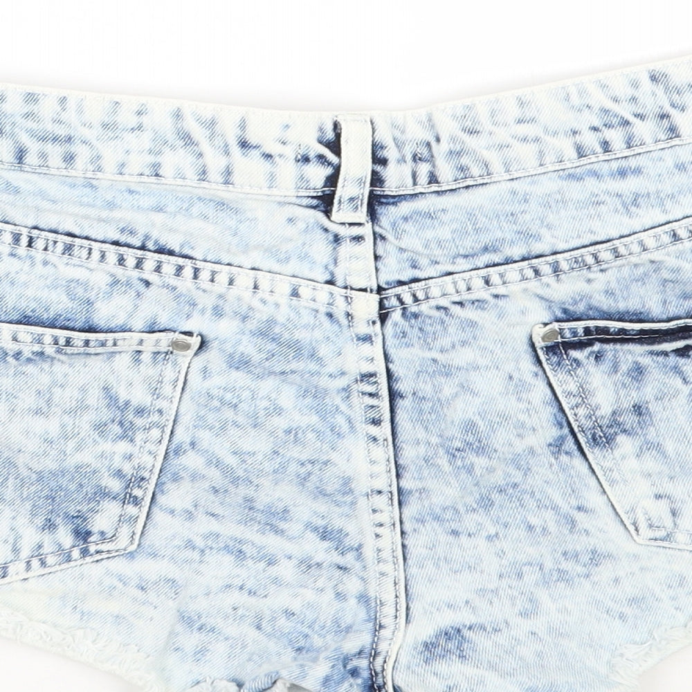 Quiz Womens Blue   Hot Pants Shorts Size 10