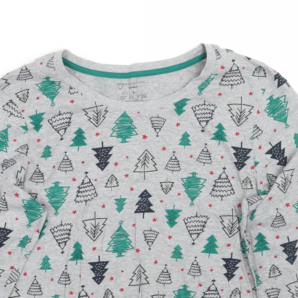 Primark Womens Grey   Basic T-Shirt Size L