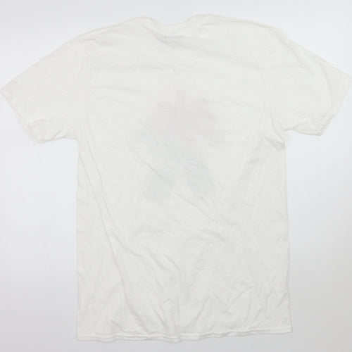 Boohoo Womens White   Basic T-Shirt Size L