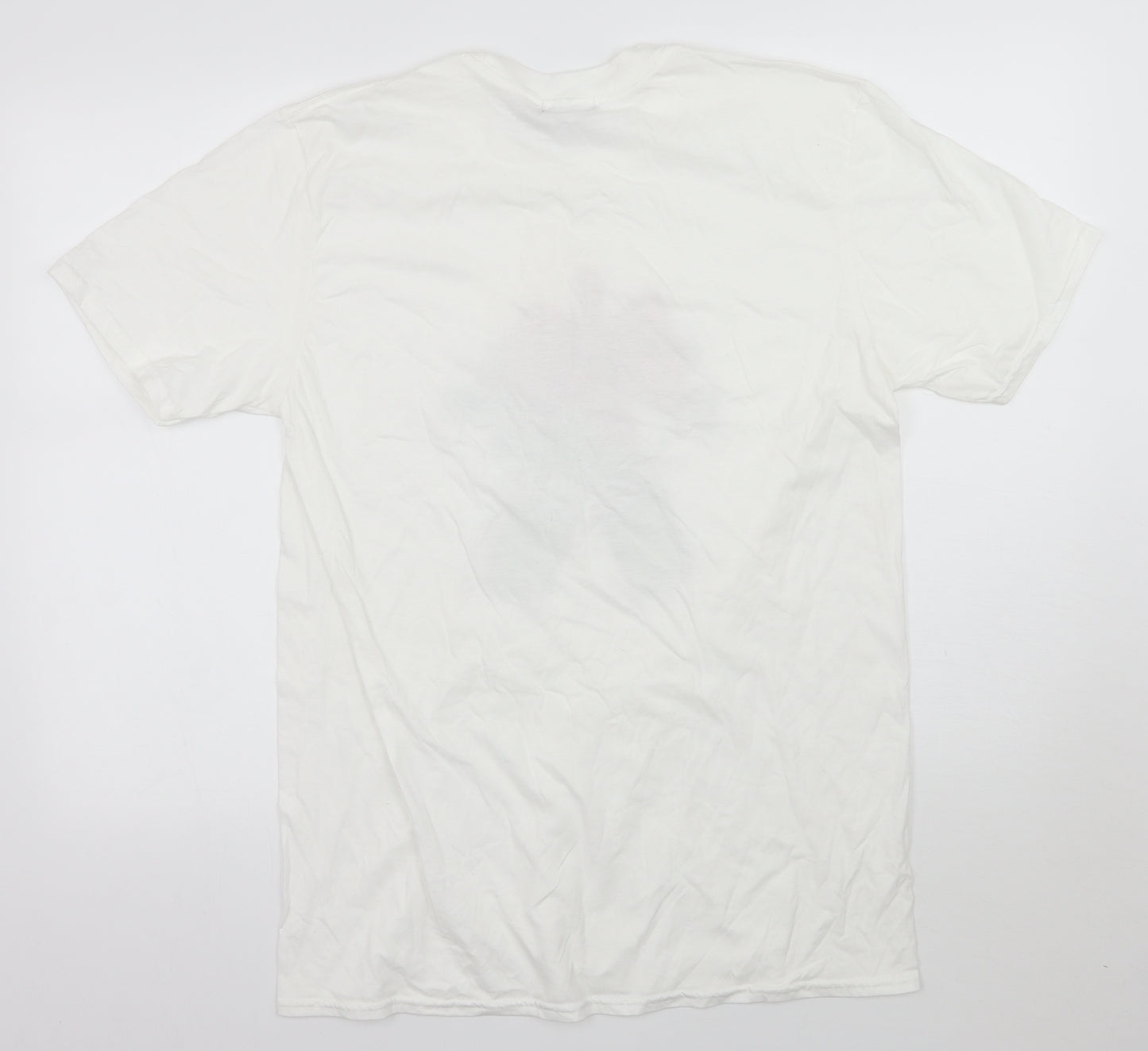 Boohoo Womens White   Basic T-Shirt Size L