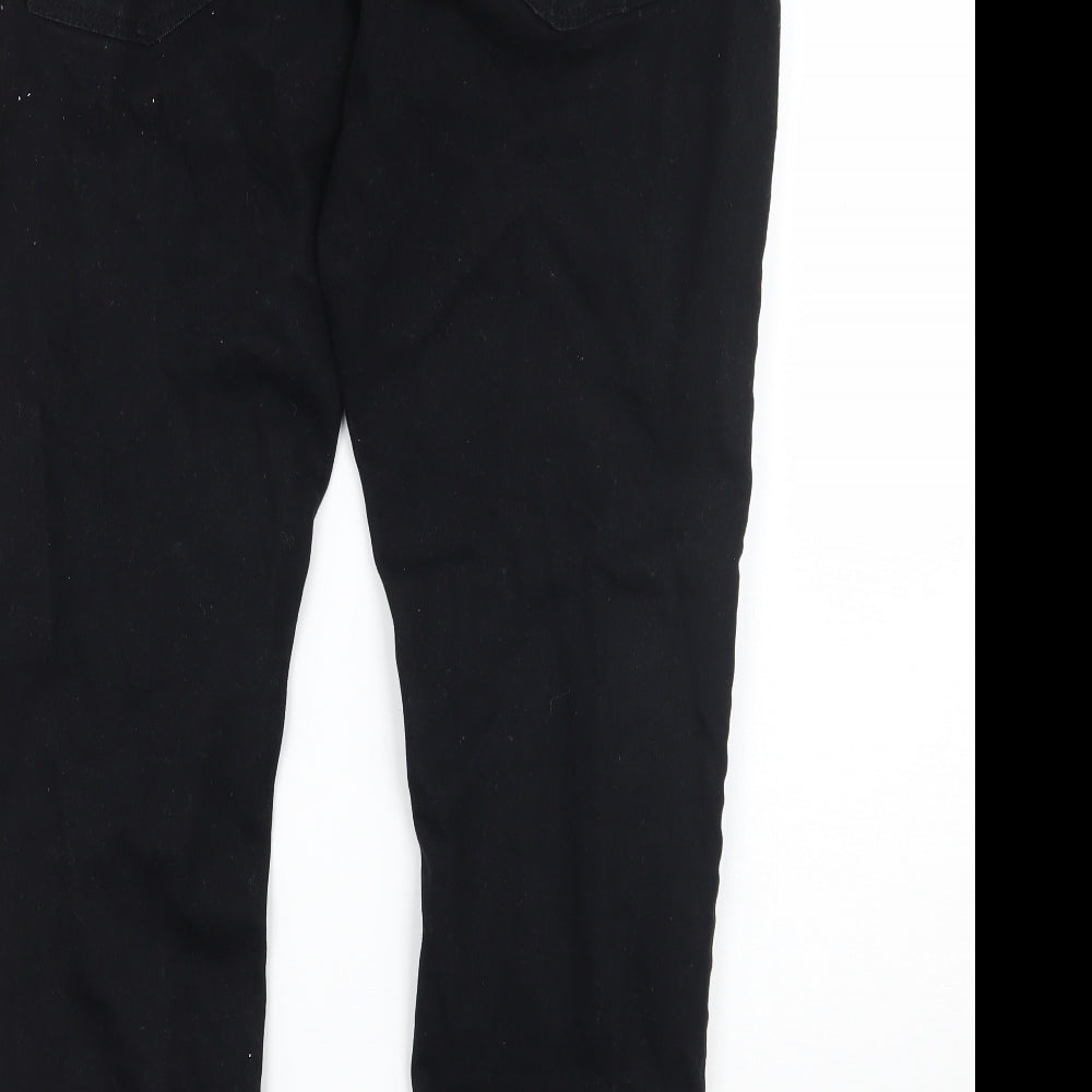 NEXT Mens Black   Straight Jeans Size 34 L30 in