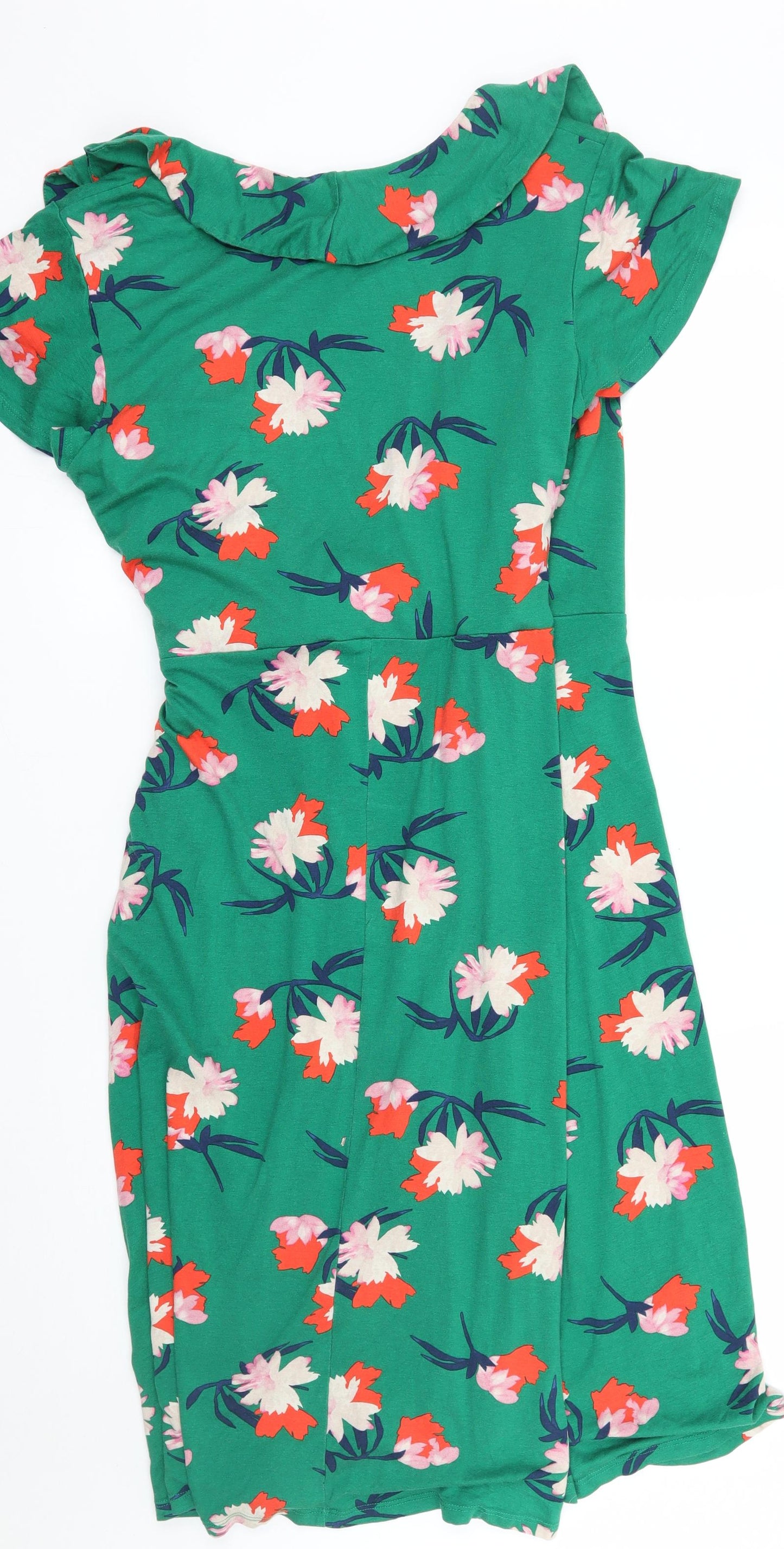 Phase Eight Womens Green Floral  A-Line  Size 16