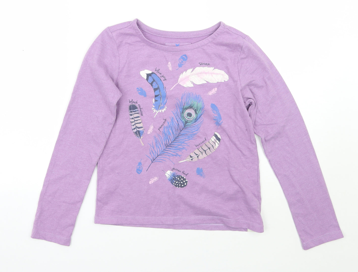 Fat Face Girls Purple   Basic T-Shirt Size 8-9 Years