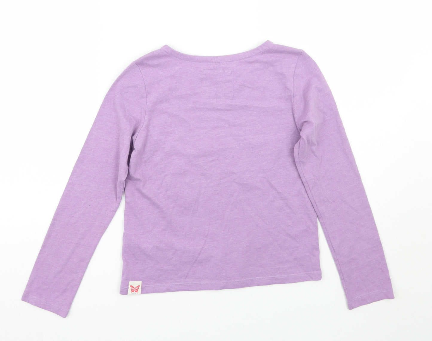 Fat Face Girls Purple   Basic T-Shirt Size 8-9 Years