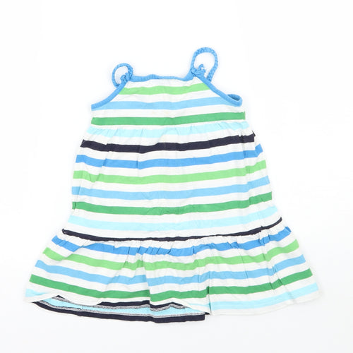 Gap Girls White Striped  A-Line  Size 2 Years