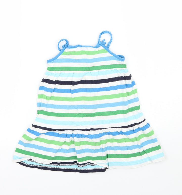 Gap Girls White Striped  A-Line  Size 2 Years