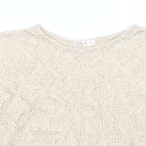 H&M Girls Beige   Jacket Poncho Size 9 Years