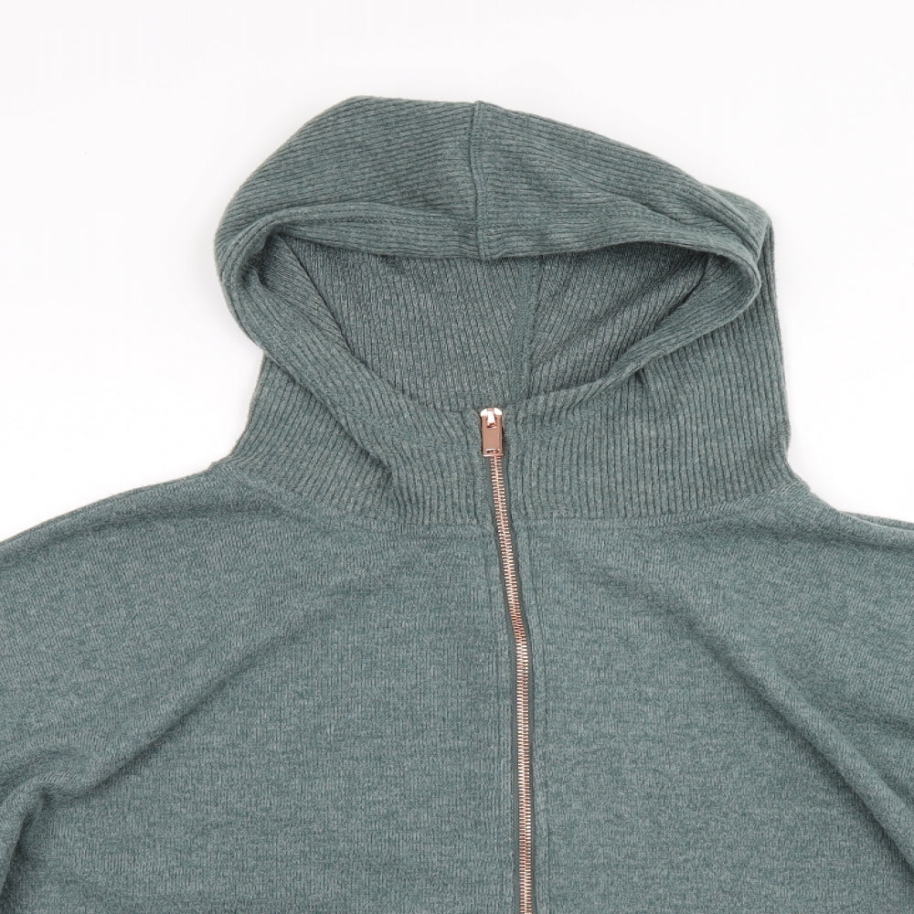 NEXT Womens Green   Full Zip Hoodie Size 18