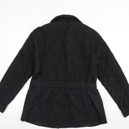 Debenhams Womens Black   Anorak Coat Size 18