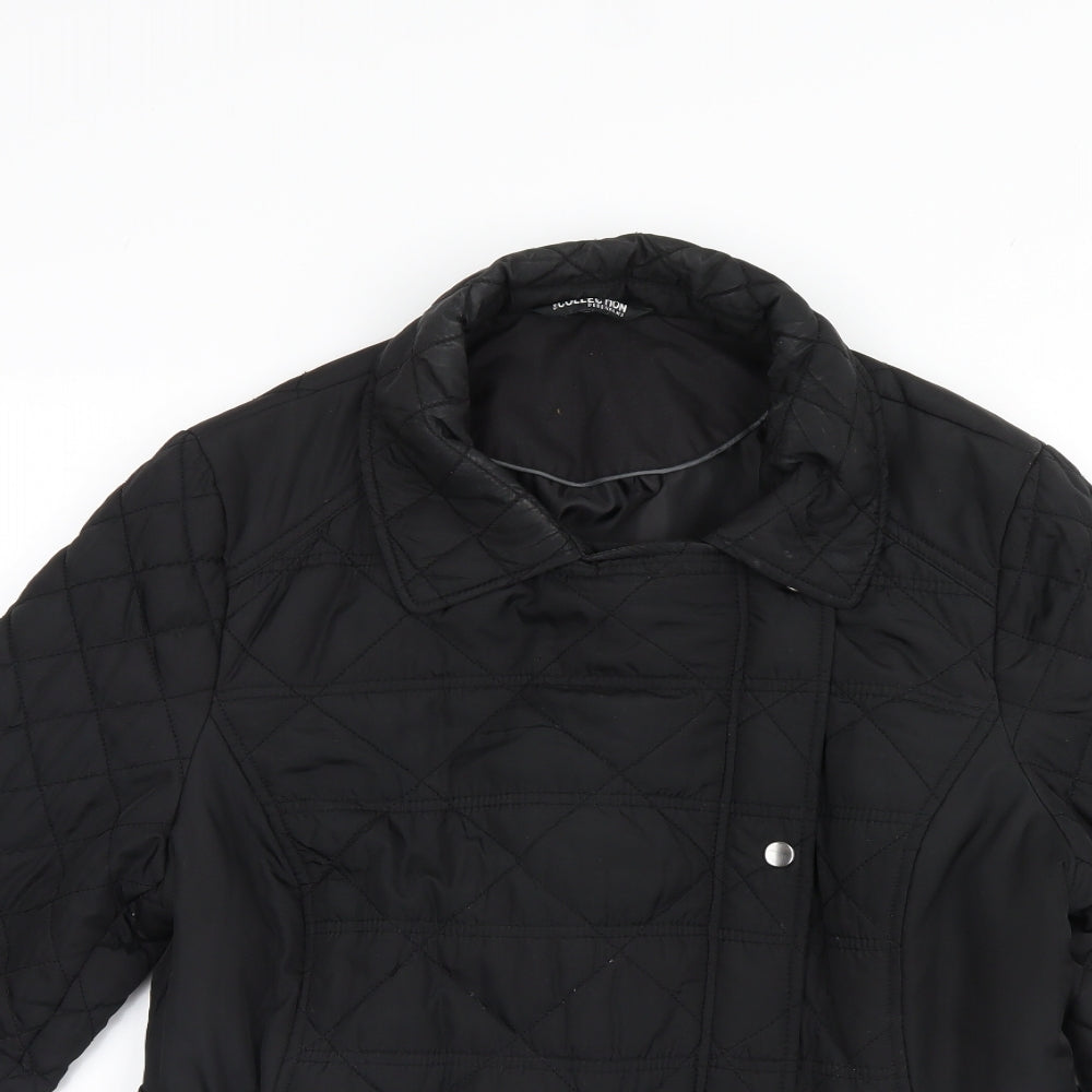 Debenhams Womens Black   Anorak Coat Size 18