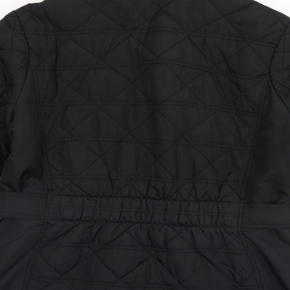 Debenhams Womens Black   Anorak Coat Size 18