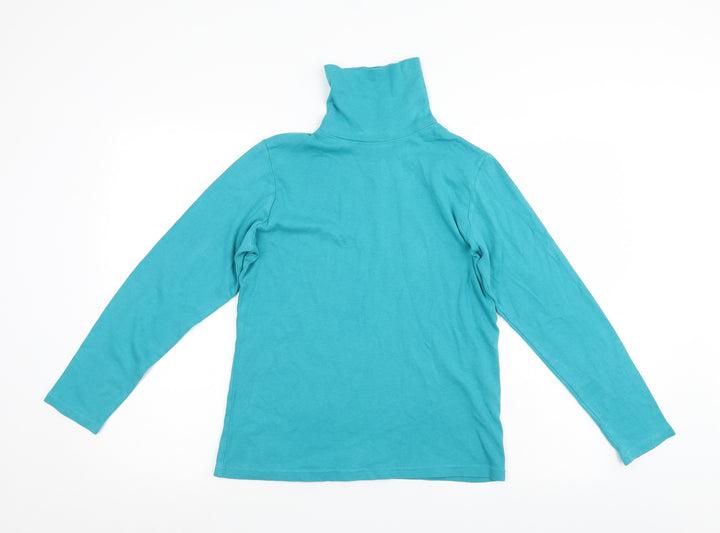 EWM Womens Blue Pullover Jumper