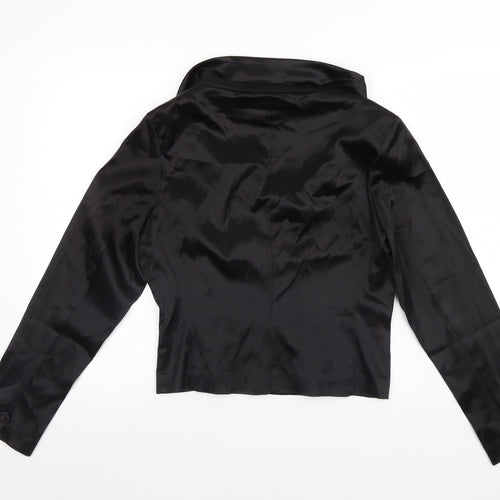 Preworn Womens Black   Basic Button-Up Size 14