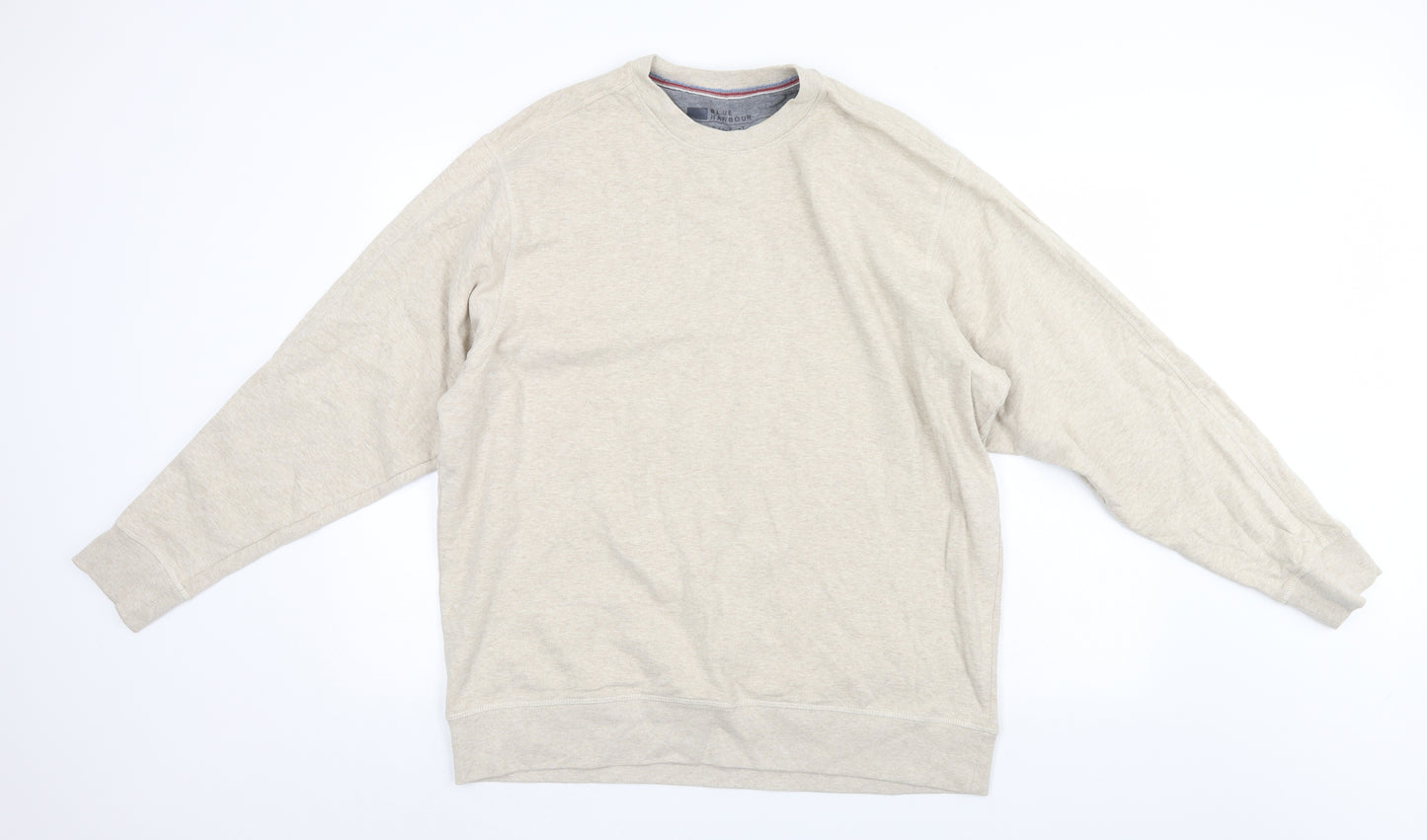 Blue Harbour Mens Ivory   Pullover Sweatshirt Size XL