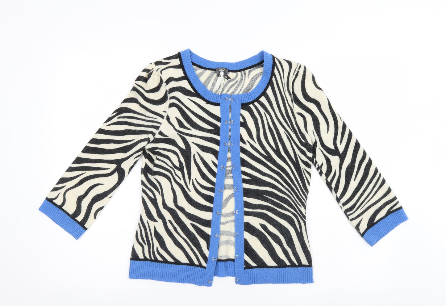 NEXT Womens Multicoloured Animal Print  Cardigan Jumper Size 10