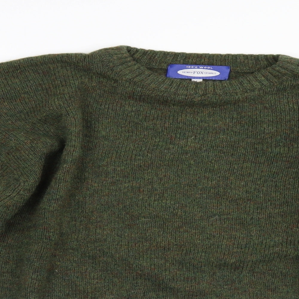 Henry fox casuals Mens Green   Pullover Jumper Size XL