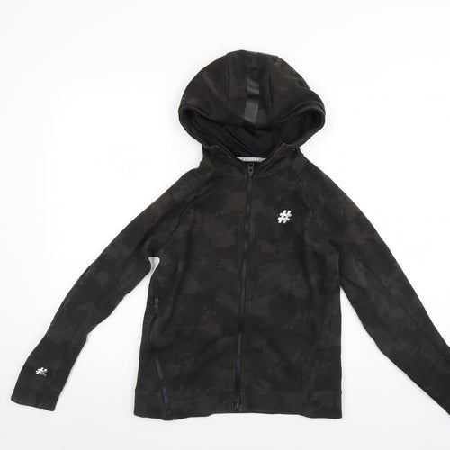 FIVE Boys Multicoloured Camouflage  Full Zip Hoodie Size 11-12 Years