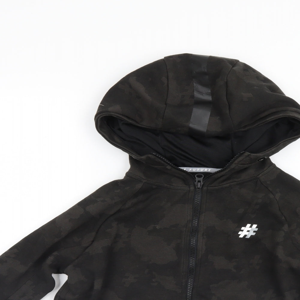 FIVE Boys Multicoloured Camouflage  Full Zip Hoodie Size 11-12 Years