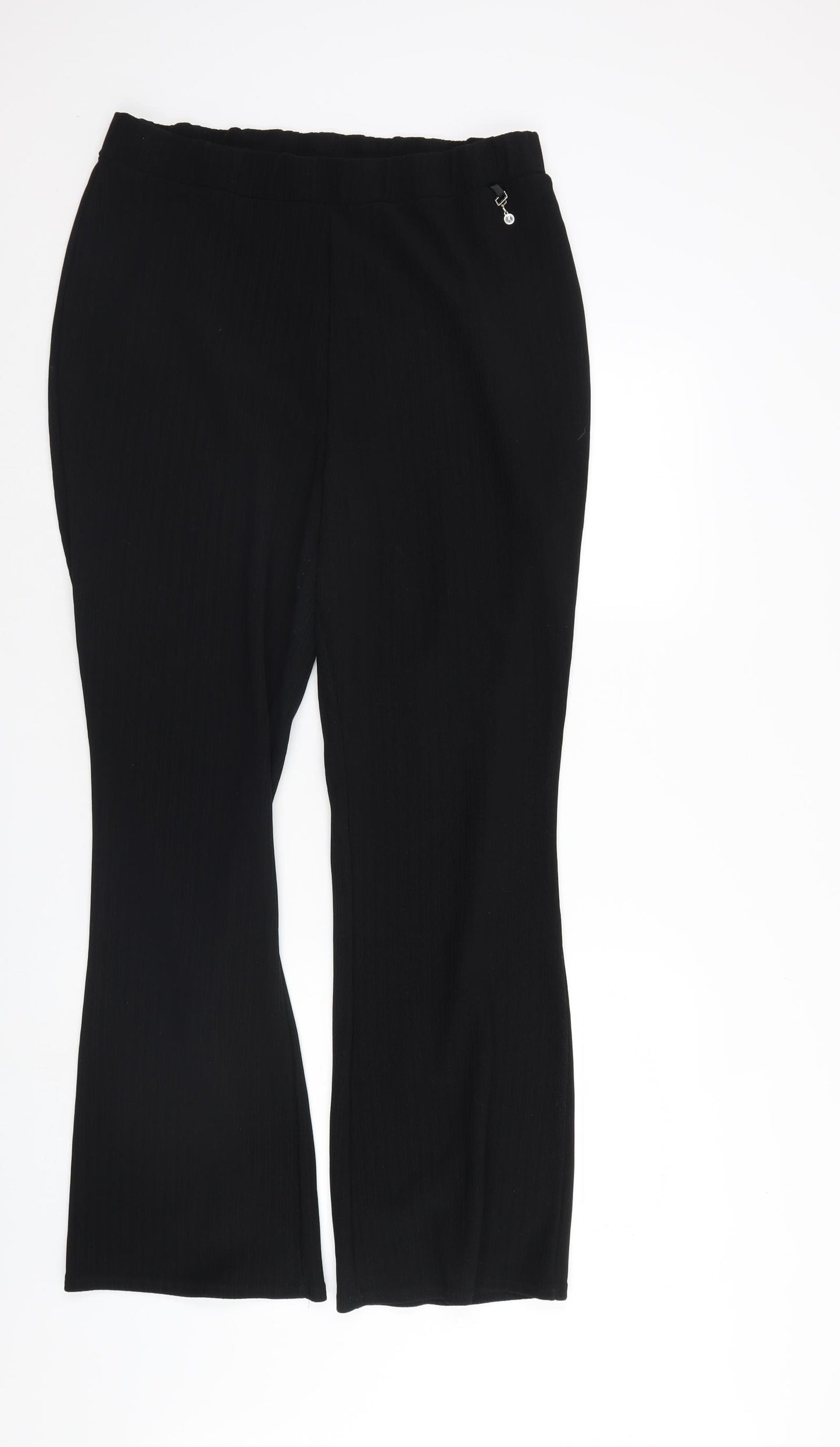 Rogers & Rogers Womens Black   Trousers  Size 20 L30 in - Elastic Waist