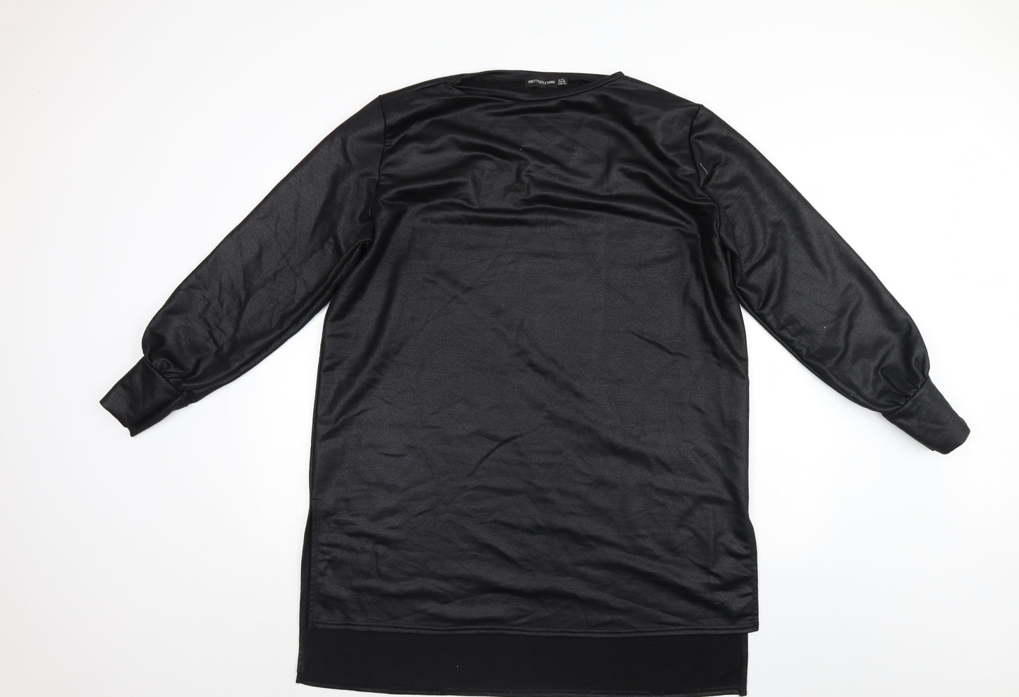 PRETTYLITTLETHING Womens Black   Shift  Size 14