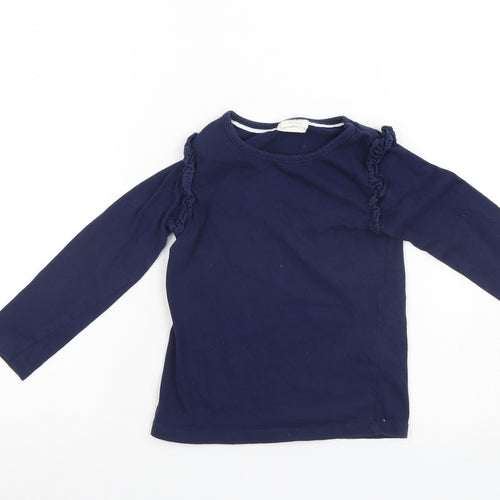 Eldys Girls Blue   Pullover Jumper Size 4 Years