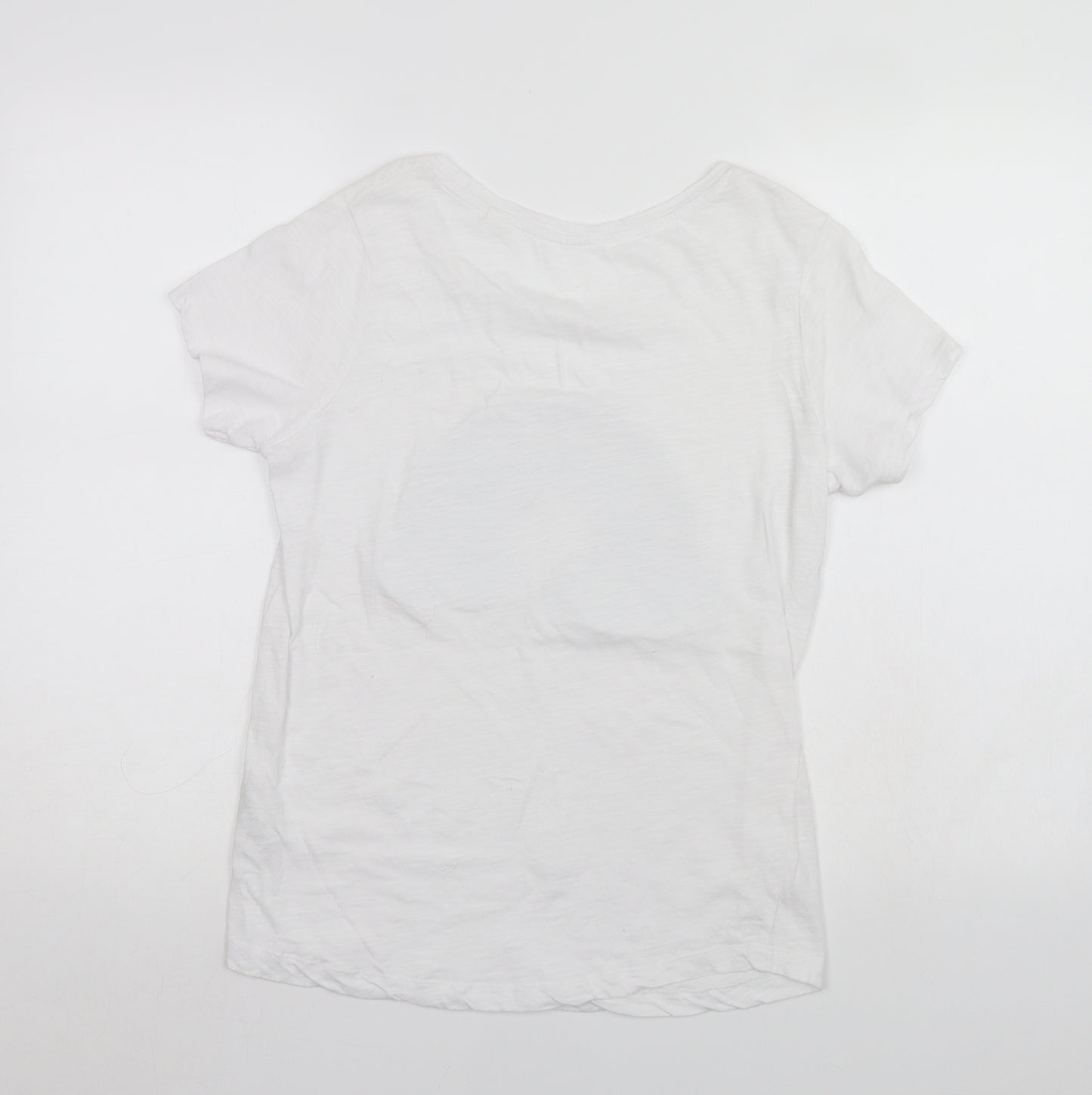 BC Collection Womens White   Basic T-Shirt Size M