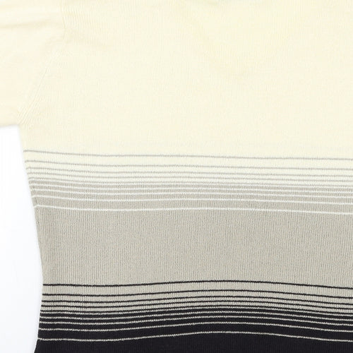 Berkertex Womens Beige Striped  Pullover Jumper Size 12