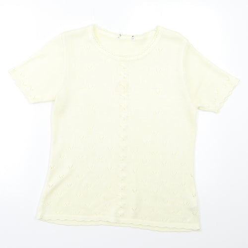 Preworn Womens Ivory   Pullover Jumper Size 12