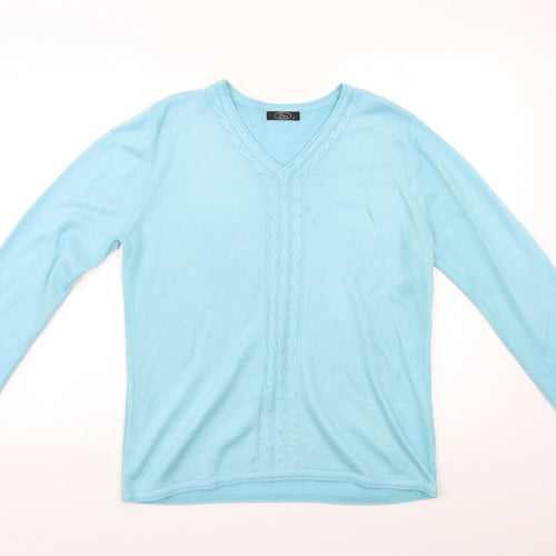 BM Womens Blue   Pullover Jumper Size S
