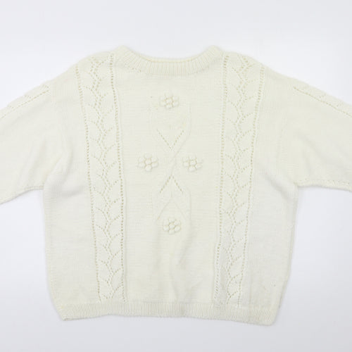 Preworn Womens Ivory   Pullover Jumper Size L