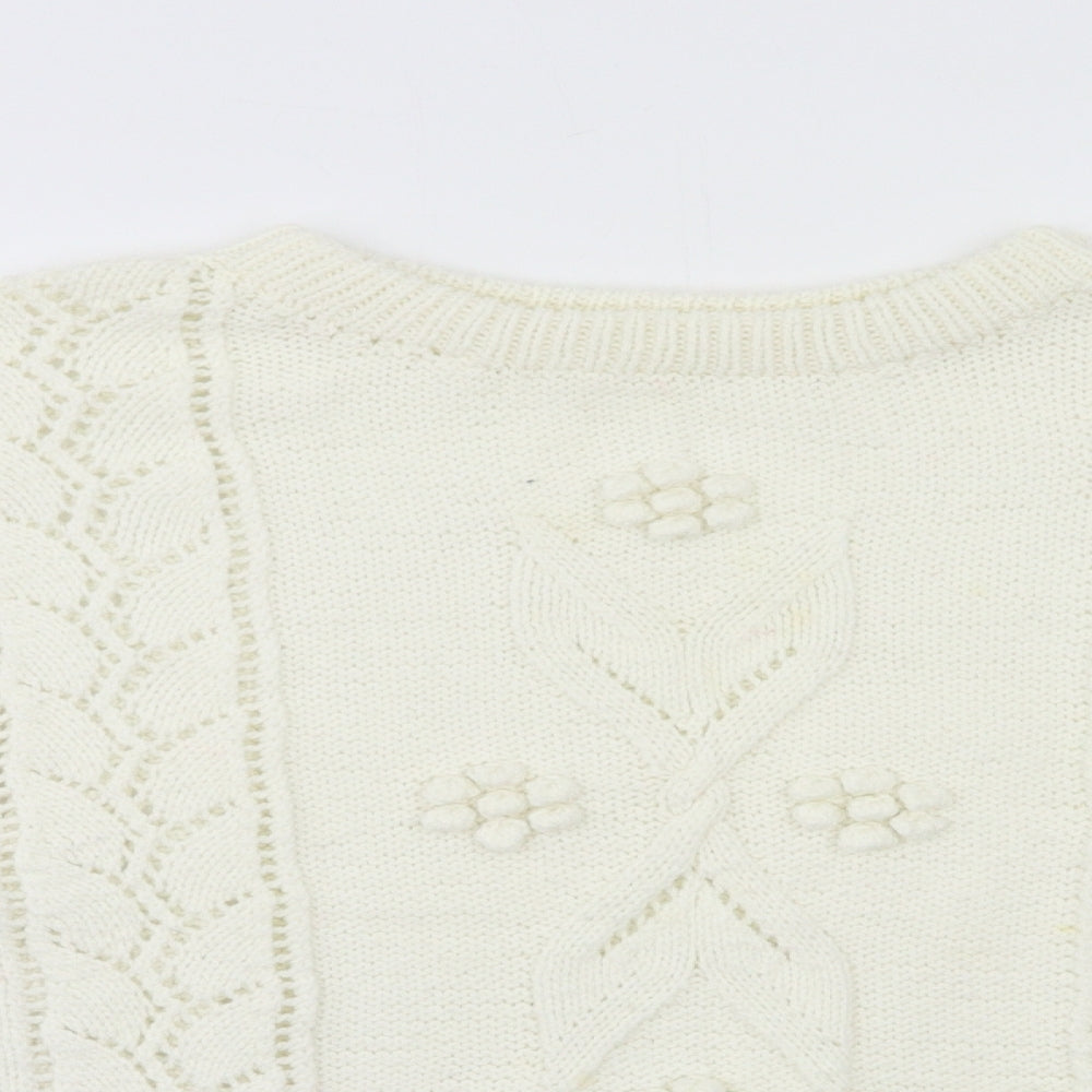 Preworn Womens Ivory   Pullover Jumper Size L