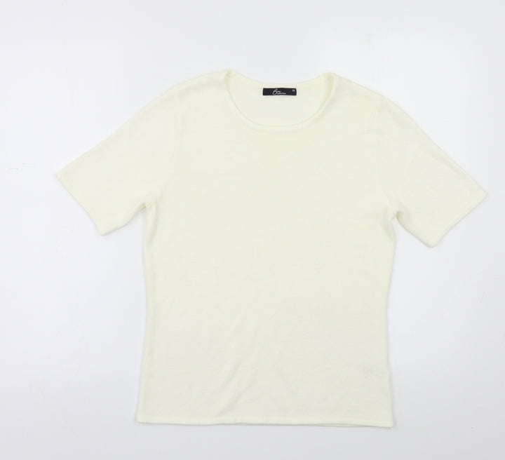 BM Womens Ivory   Pullover Jumper Size S
