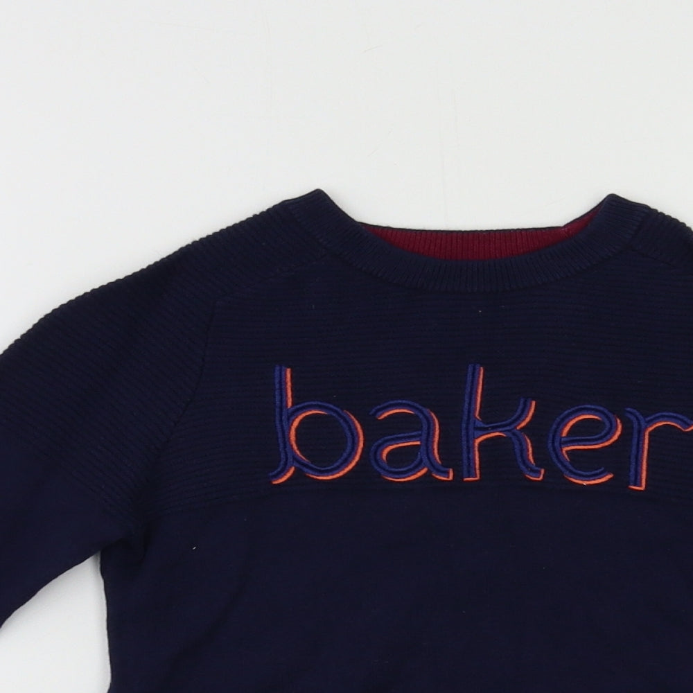 Ted Baker Boys Blue   Pullover Jumper Size 3-4 Years