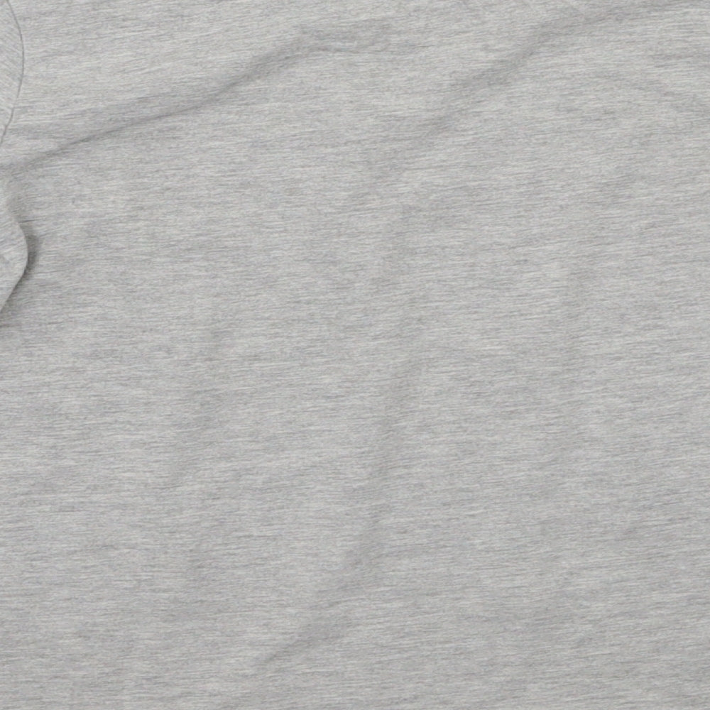 H&M Boys Grey   Basic Polo Size 4-5 Years  - DInosaur