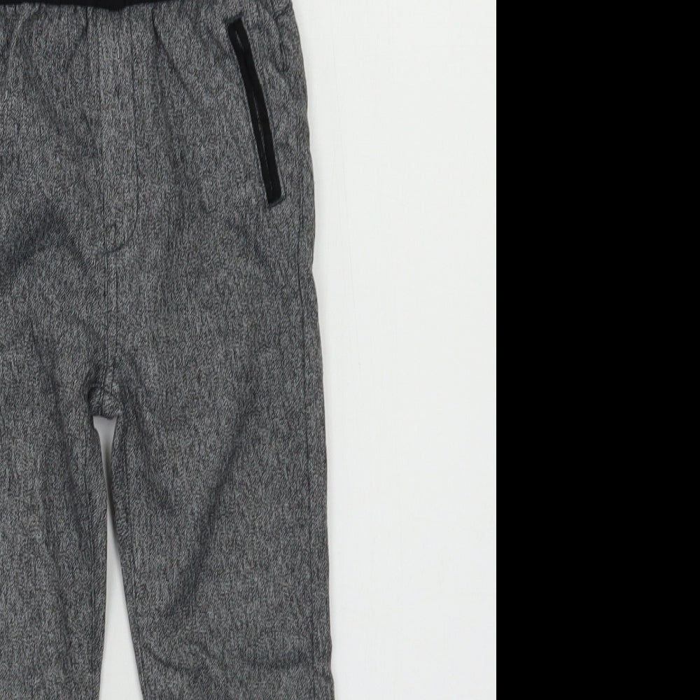 Preworn Boys Grey   Jogger Trousers Size 4 Years