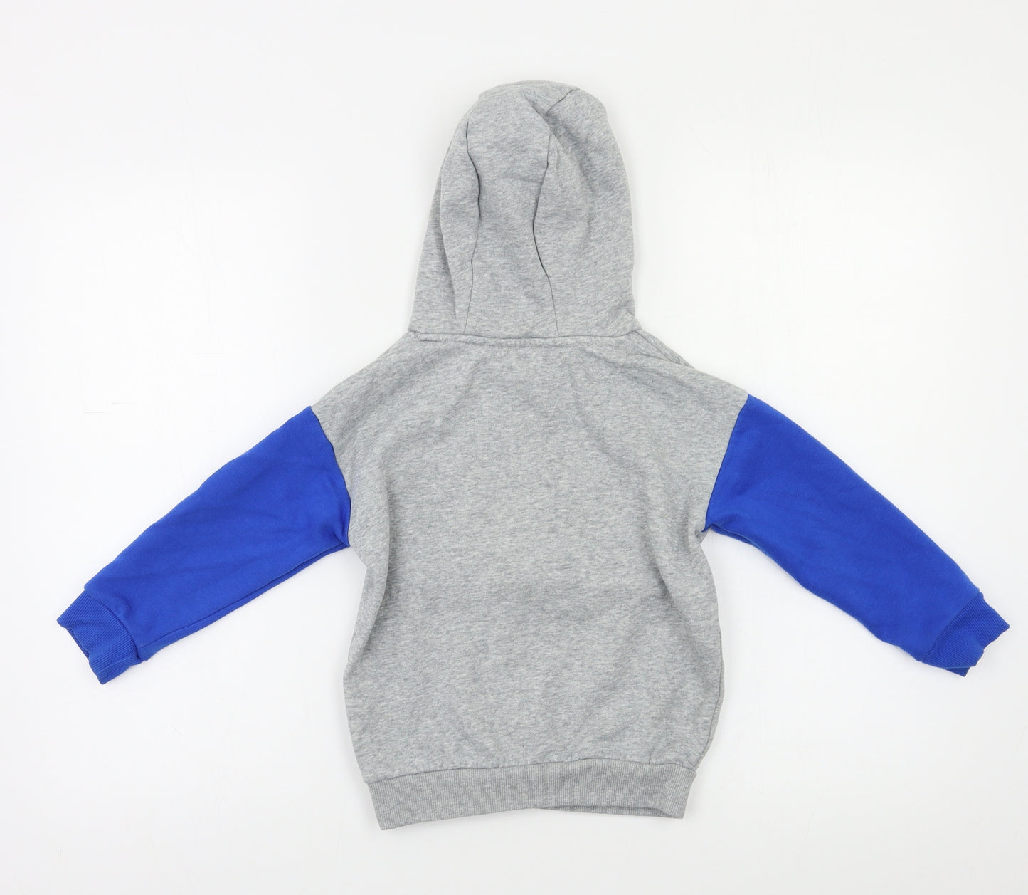 F&F Boys Grey   Pullover Hoodie Size 4-5 Years  - Monster