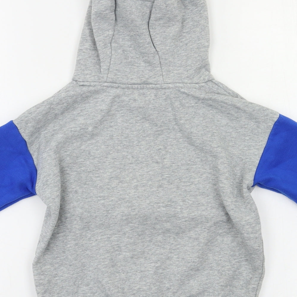 F&F Boys Grey   Pullover Hoodie Size 4-5 Years  - Monster